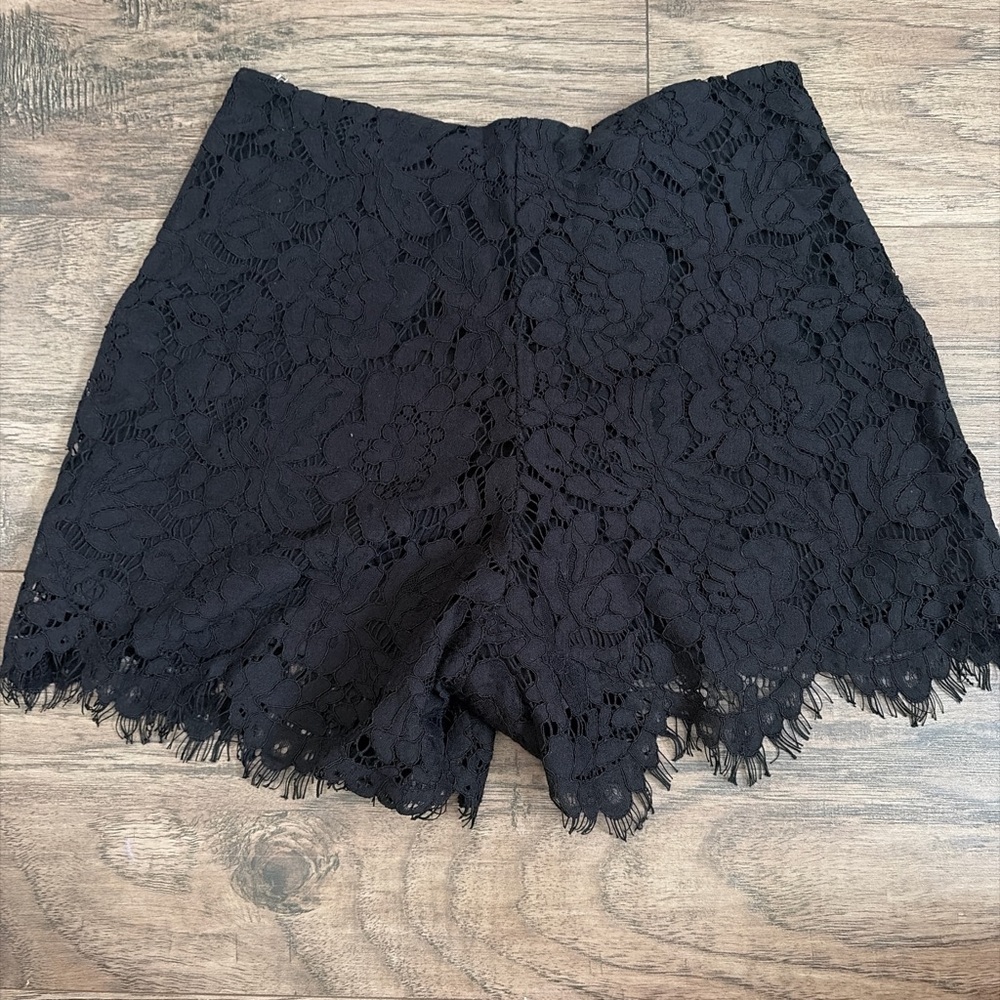 Black Lace Women's Shorts